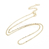 925 Sterling Silver Cable Chains Necklace for Women STER-I021-09G-1