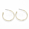Iron Stud Earrings EJEW-N013-06-1