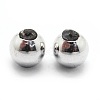 Anti-Tarnish Rhodium Plated 925 Sterling Silver Beads STER-I016-106B-P-2