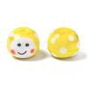 Handmade Bumpy Lampwork Beads Strands LAMP-Q031-009F-4
