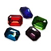 Faceted Rectangle K9 Glass Pointed Back Rhinestone Cabochons RGLA-A017-6x8mm-SM-3