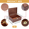 Wood Trinket Storage Boxes CON-WH0107-128-2