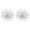 Non-Tarnish 201 Stainless Steel Filigree Joiners STAS-N090-LA950-1-1