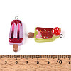 Transparent Resin Pendants RESI-N050-07P-3