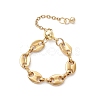 Adjustable 304 Stainless Steel Chain Finger Rings RJEW-JR00960-01-2