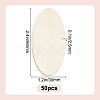 Oval Unfinished Wood Cutouts DIY-WH0604-07C-2