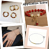 1000Pcs 2 Colors Brass Crimp Beads KK-PA0001-10-5