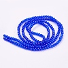 Spray Painted Crackle Glass Beads Strands CCG-Q001-4mm-14-2