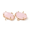 K9 Glass Connector Charms X-KK-E071-24KCG-02-3