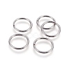 Tarnish Resistant 304 Stainless Steel Saw Cut Open Jump Rings STAS-P212-25P-07-1