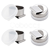 Stainless Steel & Plastic Oil Painting Cup AJEW-WH0673-02-1