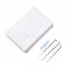 Elegant Woman DIY Keychain Needle Felting Kit DIY-I098-04-3