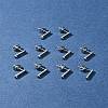 10Pcs 201 Stainless Steel Stud Earring Findings with Hole EJEW-FS0001-14D-9