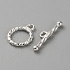 925 Sterling Silver Toggle Clasps STER-WH0002-05S-01-2
