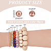 45Pcs 3 Colors Silicone Beads SIL-PH0001-23-2