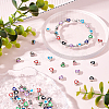 80Pcs 8 Colors CCB Plastic Beads FIND-DC0001-40-5
