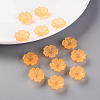 Transparent Frosted Acrylic Bead Caps MACR-S371-04A-724-6