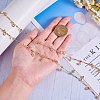 Clear Cubic Zirconia Heart Charm Tassel Chains JX604A-3