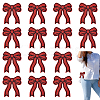 14Pcs Polyester Iron on/Sew On Patches PATC-FG0003-06B-1