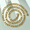 304 Stainless Steel Figaro Chain Necklaces NJEW-S442-02G-1