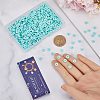 3 Strands Flat Round Handmade Polymer Clay Beads CLAY-SC0001-69E-3
