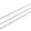 Tarnish Resistant 304 Stainless Steel Cable Chains CHS-R002-0.4mm-1