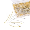 255Pcs 3 Colors Brass Ball Head pins KK-FS0001-07-3