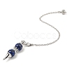 Natural Lapis Lazuli Pointed Dowsing Pendulums G-K338-29P-03-2