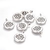 Tibetan Style Alloy Pendants TIBE-S301-015TAS-NR-2