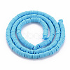 Handmade Polymer Clay Bead Strands X-CLAY-T002-4mm-65-2