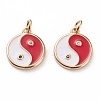 Brass Micro Pave Clear Cubic Zirconia Pendants KK-C100-16G-02-1