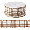 1 Roll Polyester Ruffled Ribbon SRIB-CY0001-14F-6