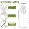 Handmade Silk Cloth Artificial Leaf AJEW-WH20070-073D-3
