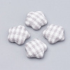 Cloth Fabric Cabochons WOVE-N006-10D-1