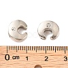 Letter Slider Beads for Watch Band Bracelet Making X-ALRI-O012-C-NR-3