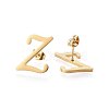 304 Stainless Steel Pendants and Stud Earrings Jewelry Sets SJEW-P100-24G-4