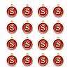 Golden Plated Alloy Enamel Charms ENAM-S118-03S-2
