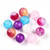 Baking Paint Imitation Jade Glass Beads DGLA-S115-8mm-MY-2