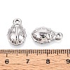 304 Stainless Steel Pendants STAS-T067-59P-3