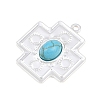 Synthetic Turquoise Pendants LS-STAS-H253-01C-S-2