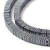 Electroplate Non-magnetic Synthetic Hematite Heishi Beads Strands G-J171A-4x4mm-03-4