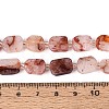 Natural Hematoid Quartz/Ferruginous Quartz Beads Strands G-T138-26A-04-5