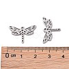 Non-Tarnish 201 Stainless Steel Filigree Joiners Links STAS-S105-JN868-1-4