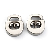 Alloy Spring Cord Locks FIND-WH0110-063MP-1