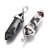 Natural Zebra Jasper Double Terminated Pointed Pendants G-F295-04E-2