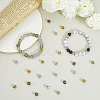 150Pcs 3 Colors Tibetan Silver Beads TIBEB-PA0001-01-3