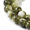 Baking Paint Glass Bead Strands GLAA-H031-01A-14-4
