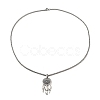 Non-Tarnish 201 Stainless Steel Pendant Necklaces NJEW-M212-01C-P-2