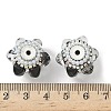 Sparkling Acrylic Rhinestone Beads CLAY-NH0003-01S-02-3