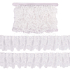 10M Double Layer Polyester Flower Lace Trim Ribbon OCOR-GF0004-58A-6